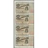 Image 1 : Uncut Sheet of (4) State of Louisiana Baby Bond Obsolete Notes