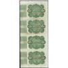 Image 2 : Uncut Sheet of (4) State of Louisiana Baby Bond Obsolete Notes