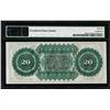 Image 2 : 1872 $20 State of South Carolina Obsolete Note PMG Gem Unc. 66EPQ Low Serial Number