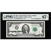 Image 1 : 1995 $2 Federal Reserve Note PMG Superb Gem Uncirculated 67EPQ Courtesy Autograph