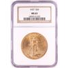 Image 1 : 1927 $20 St. Gaudens Double Eagle Gold Coin NGC MS63