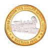 Image 2 : .999 Silver Railroad Pass Casino Henderson, Nevada $10 Limited Edition Gaming Token