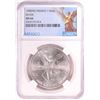 Image 1 : 1985Mo Mexico 1 Onza Libertad Silver Coin NGC MS66