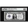 Image 1 : 1928A $1 Funnyback Silver Certificate Note Fr.1601 PMG Gem Uncirculated 65EPQ