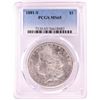 Image 1 : 1881-S $1 Morgan Silver Dollar Coin PCGS MS65