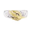 Image 2 : 18KT Yellow and White Gold 0.40 ctw Diamond Ring