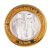 Image 1 : .999 Fine Silver Luxor Las Vegas, Nevada $10 Limited Edition Gaming Token