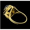 Image 3 : 14KT Yellow Gold Ladies 5.00 ctw Black Onyx Ring