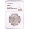 Image 1 : 1946-D Walking Liberty Half Dollar Coin NGC MS64