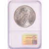 Image 2 : 1923 $1 Peace Silver Dollar Coin NGC MS65