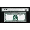 Image 1 : 1929 10 Unit American Bank Note Co. "Test Note" PMG Gem Uncirculated 65EPQ