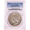 Image 1 : 1921 High Relief $1 Peace Silver Dollar Coin PCGS MS63