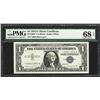 Image 1 : 1957A $1 Silver Certificate STAR Note Fr.1620* PMG Superb Gem Uncirculated 68EPQ