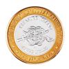 Image 2 : .999 Silver Treasure Island Las Vegas $10 Casino Gaming Token Limited Edition
