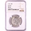 Image 1 : 1937 Boone Commemorative Half Dollar Coin NGC MS65