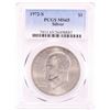 Image 1 : 1972-S $1 Eisenhower Silver Dollar Coin PCGS MS65