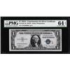 Image 1 : 1935A $1 Experimental "S" Silver Certificate Note PMG Choice Uncirculated 64EPQ