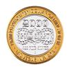 Image 2 : .999 Fine Silver Gold Coast Las Vegas, Nevada $10 Casino Limited Edition Gaming Token