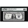 Image 1 : 1957A $1 Silver Certificate Note Fr.1620 PMG Superb Gem Uncirculated 68EPQ