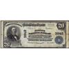 Image 1 : 1902PB $20 Peoples National Bank of Washington, IN CH# 3842 National Currency Note