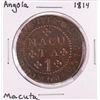 Image 1 : 1814 Angola Macuta Copper Coin