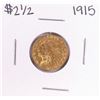 Image 1 : 1915 $2 1/2 Indian Head Quarter Eagle Gold Coin