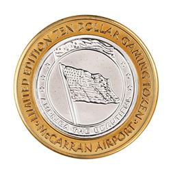 .999 Silver McCarran International Airport Las Vegas, NV $10 Limited Gaming Token