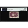 Image 2 : 1863 25 Cents Second Issue Fractional Note Fr.1283 PMG Choice Uncirculated 63