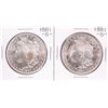 Image 1 : Lot of (2) 1881-S $1 Morgan Silver Dollar Coins