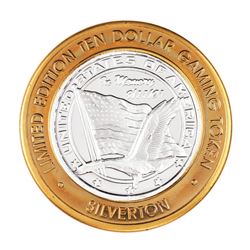 .999 Silver Silverton Casino Las Vegas, NV $10 Casino Limited Edition Gaming Token