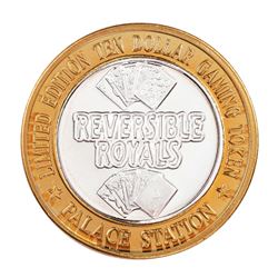 .999 Silver Palace Station Hotel and Casino $10 Casino Limited Edition Gaming Token