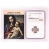 Image 1 : 1533 KB Hungary Denar 'Madonna and Child' Coin NGC F15 w/ Story Box