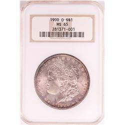 1900-O $1 Morgan Silver Dollar Coin NGC MS65 Old Holder