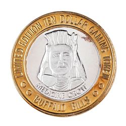 .999 Silver Buffalo Bills Resort & Casino Primm, NV $10 Limited Edition Gaming Token