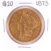 Image 1 : 1873 $20 Liberty Head Double Eagle Gold Coin