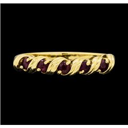 14KT Yellow Gold Ladies 0.40 ctw Ruby Ring