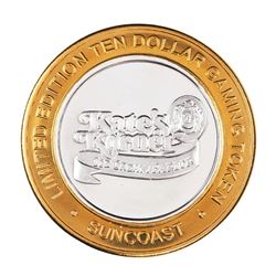 .999 Fine Silver Suncoast Las Vegas, Nevada $10 Limited Edition Gaming Token
