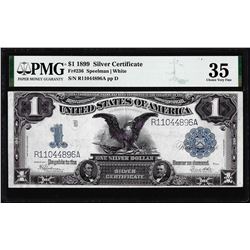 1899 $1 Black Eagle Silver Certificate Note Fr.236 PMG Choice Very Fine 35