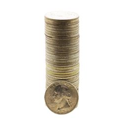 Roll of (40) Brilliant Uncirculated 1954-D Washington Quarters