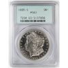 Image 1 : 1895-S $1 Morgan Silver Dollar Coin PCGS MS63 Old Green Holder