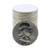 Image 1 : Roll of (20) Brilliant Uncirculated 1963 Franklin Half Dollar Coins