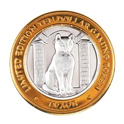 .999 Fine Silver Luxor Las Vegas, Nevada $10 Limited Edition Gaming Token