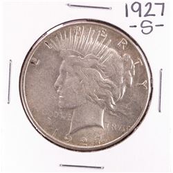 1927-S $1 Peace Silver Dollar Coin