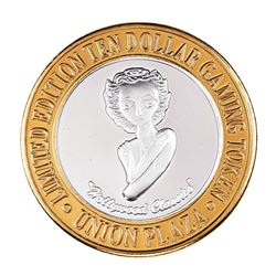 .999 Silver Union Plaza Las Vegas, Nevada $10 Casino Limited Edition Gaming Token