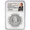 Image 1 : 1792-2017 Half Disme 1 oz. Silver Medal NGC PF70 W/Edmund C. Moy Signature