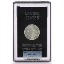1885-P $1 Morgan Silver Dollar Coin GSA Hoard PCGS MS65