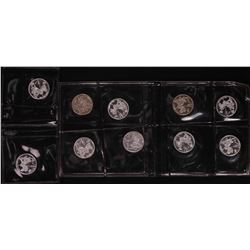 Lot of (10) Disney Mickey & Minnie Mouse Golfer 1/20 oz. .999 Fine Silver Coin Rounds