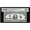 Image 1 : 1995 $2 Federal Reserve Note PMG Superb Gem Uncirculated 67EPQ Courtesy Autograph