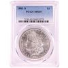 Image 1 : 1881-S $1 Morgan Silver Dollar Coin PCGS MS65