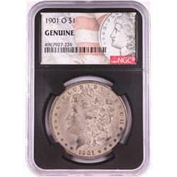 1901-O $1 Morgan Silver Dollar Coin NGC Genuine